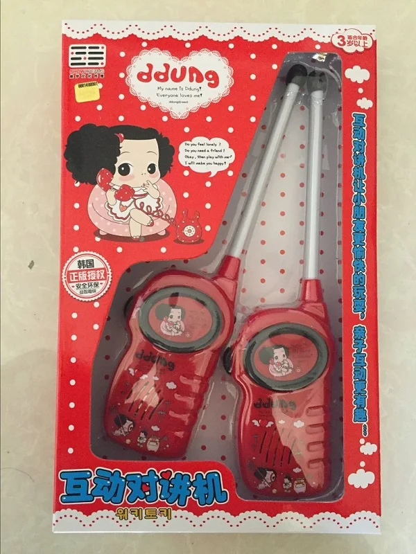 baby Toy Walkie Talkies lovely red electric intercom good gift for kids early education