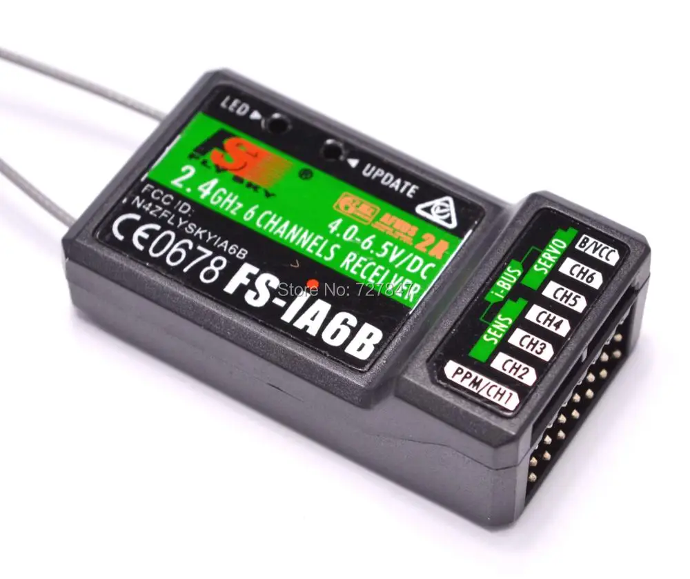 Новейший Flysky 2 4G 6CH FS iA6B приемник PPM выход с портом iBus совместим i4 i6 i10 GT2E|ppm receiver|fs-ia6b
