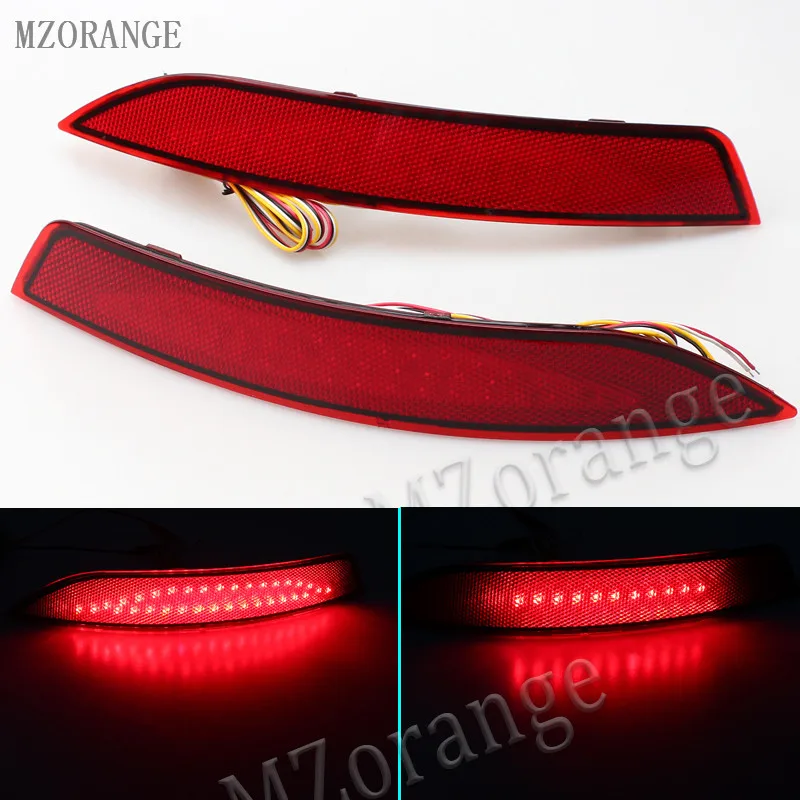 MZORANGE Braking Light LED For VW Sagitar 2012 2015 Rear Bumper Reflector Light LED Tail Light