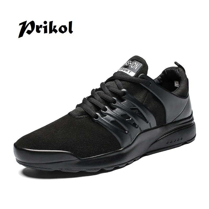 

Prikol Big Size 46 Cool Holes Design Trendy Mesh Knitted Men Shoes Sport Spring Summer Breathable Hombre Tennis Footwear Zapato