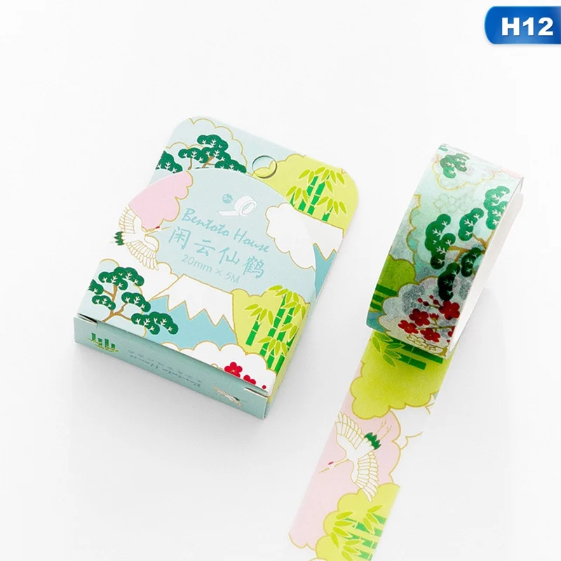 1 шт. новые вишни японская бумажная лента семена свежих саженцев кавайная клейкая лента декоративная лента канцелярские наклейки