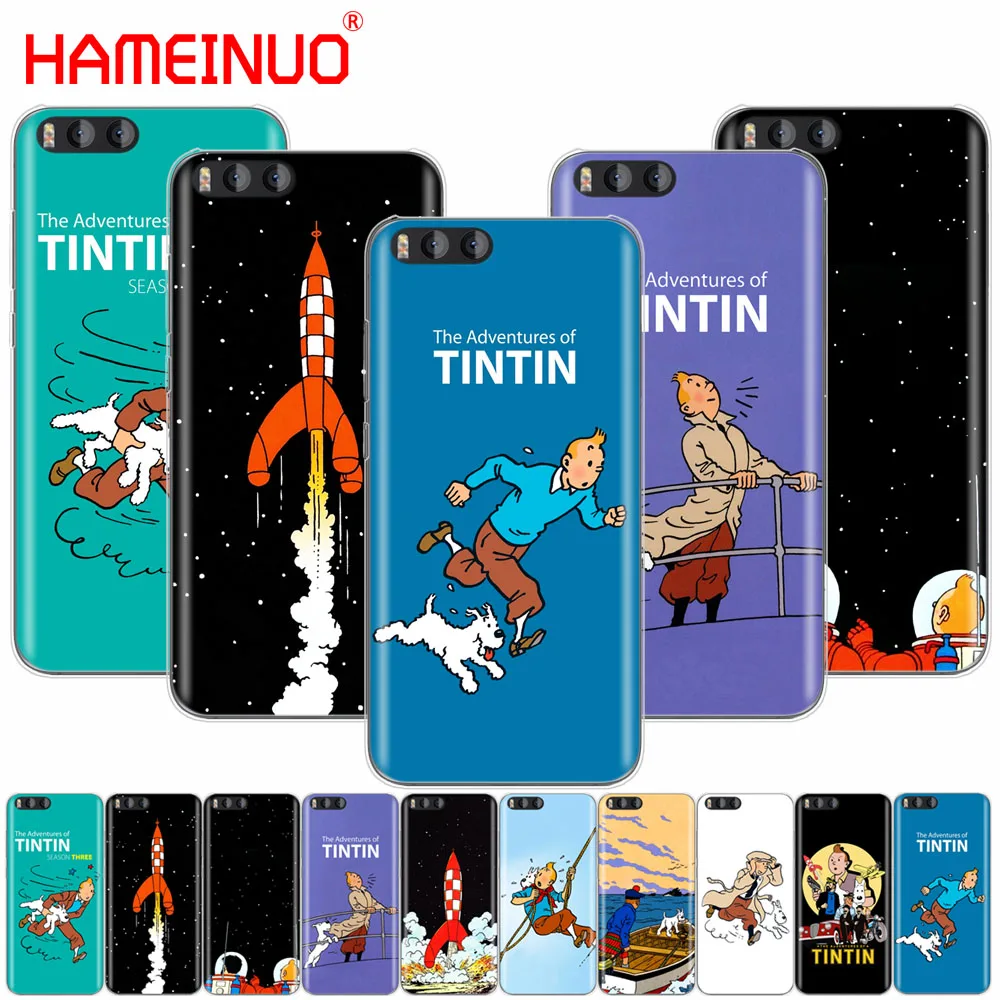 

HAMEINUO The Adventures of Tintin Cover Case for Xiaomi Mi A1 A2 3 4 5 5S 5C 5X 6 6X 4I 4C NOTE MAX 2 mix plus