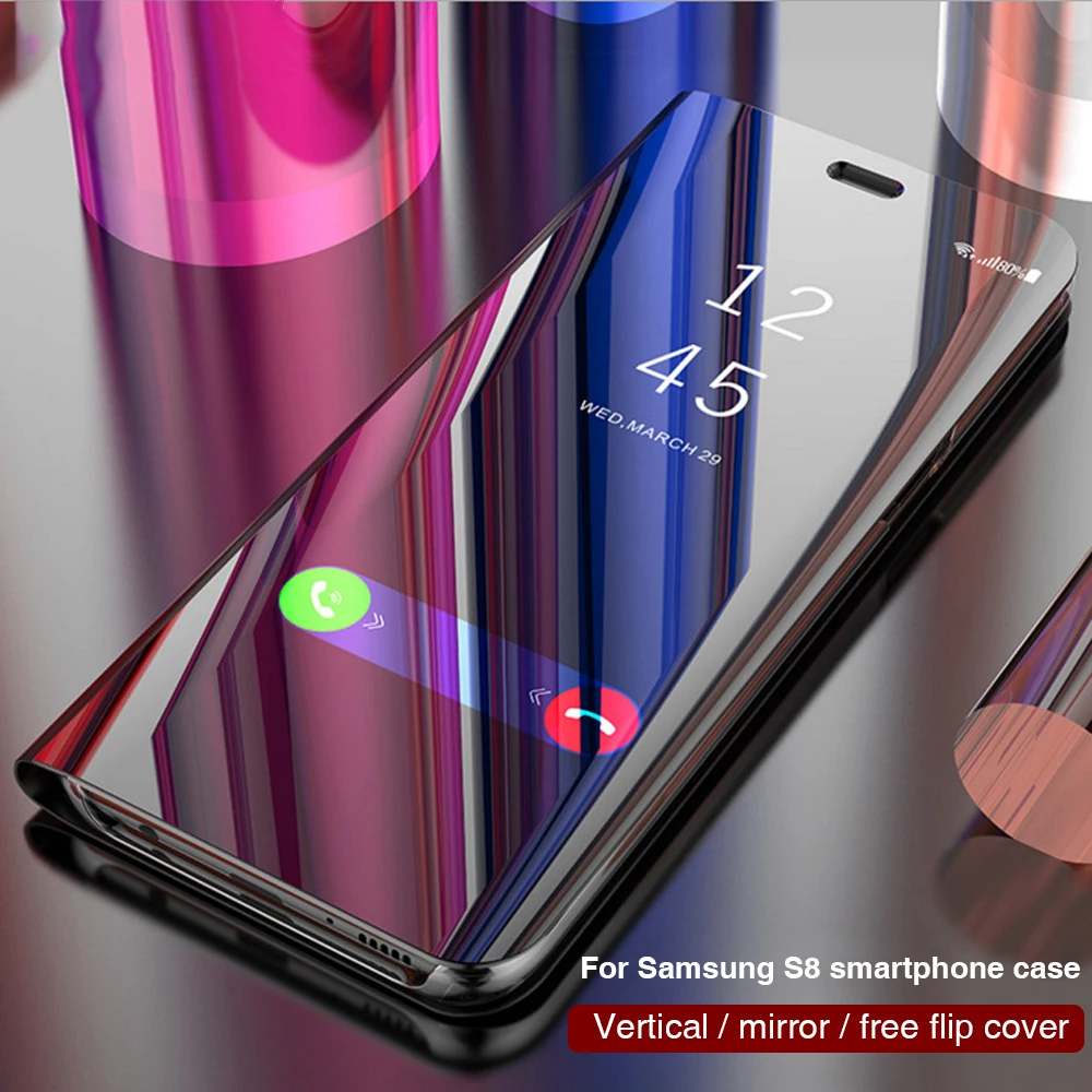 

Case On For Xiaomi Redmi Note 7 Pro Case Original View Mirror Smart Cover Case For Xiaomi Mi 8 Lite 9 SE A2 Redmi Note 6 Pro 6A