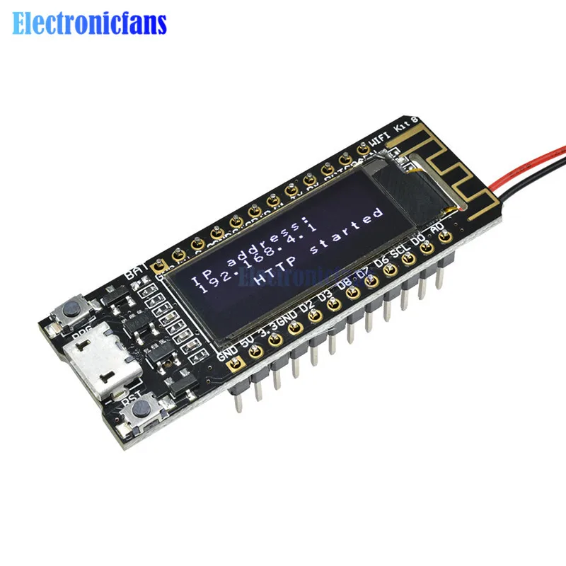 0,91 дюймовый OLED CP2014 32Mb Flash ESP 8266 модуль 0,91 ''ESP8266 wifi чип Интернет вещей плата PCB для NodeMcu для Arduino - Цвет: withe disply