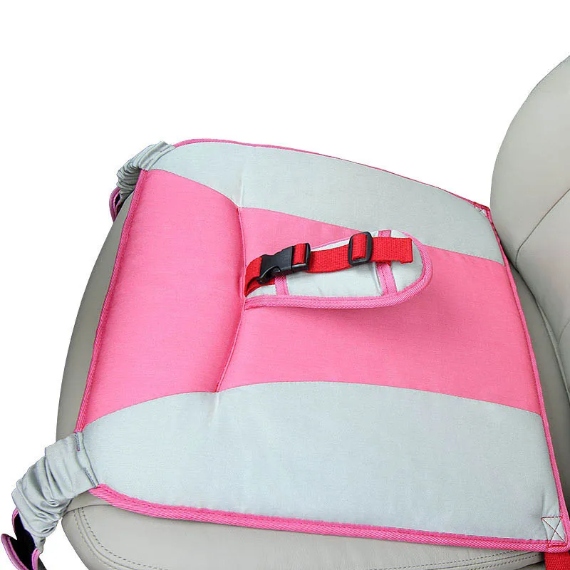 Автомобильный ремень безопасности для беременных женщин, безопасное детское сидение для вождения, подушка на плечо, Мягкий защитный чехол для ремня безопасности-розовый