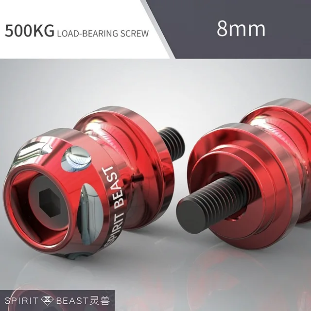 L1 Red 8MM Мотоциклетные винты аксессуары для ногтей украшения личности Huanglong 300 spirit beast мотоцикл стояночный кронштейн - Цвет: L1 Red 8MM