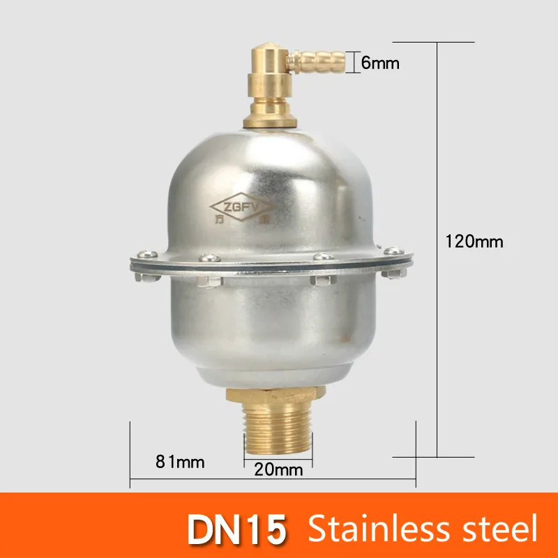 Brass /Stainless steel Automatic Air Vent Valve DN15 DN20 DN25 Exhaust  Valve for Solar Water Heater Pressure Relief Values - AliExpress
