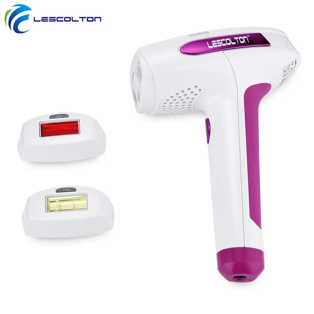 

LESCOLTON T006i Electric Female Laser Epilator Permanent Hair Removal 2 in 1 home Shaving Machine Body Bikini + 2 light heads