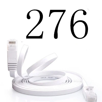 

276# MEIBAI CAT5 Flat Ethernet Cable Networking Ethernet Patch Cord LAN Cable CAT5