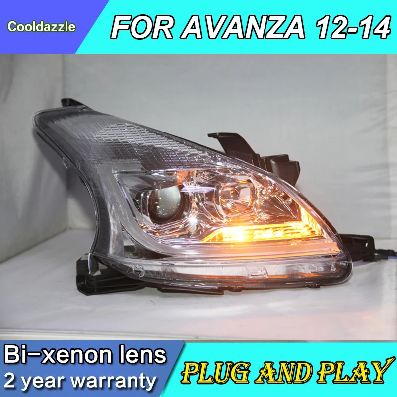 Car Styling For TOYOTA AVANZA LED Head Lamp Headlights 2012 2013 2014