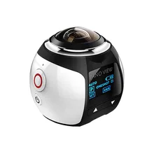 2017 novo movimento da câmera ao ar livre câmera panorâmica support30 360VR metros à prova d’ água 2.7 K HD Mini DV gravador de WI-FI sem fio