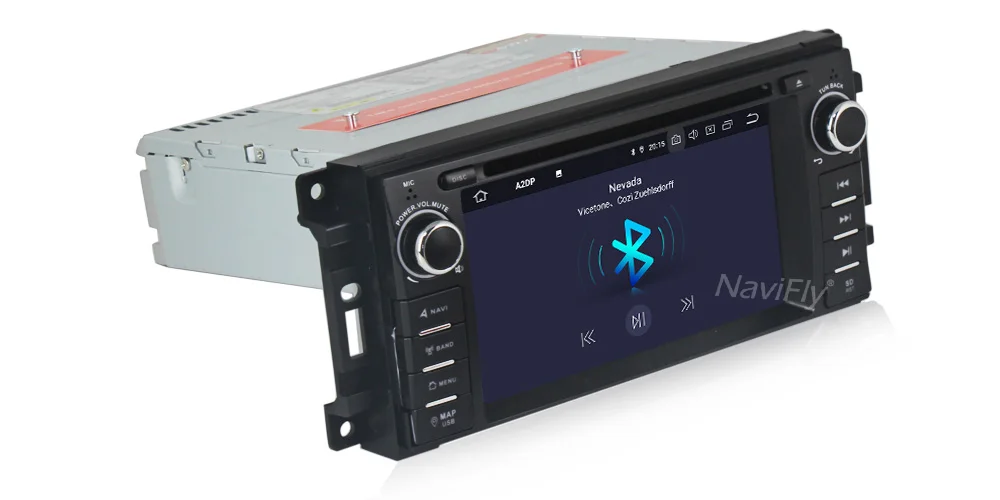 Best NaviFly IPS DSP 6.2" Android 9.0 Car Radio DVD Player GPS Navigation for JEEP Patriot Liberty Wrangler Compass DODGE Chrysler 26