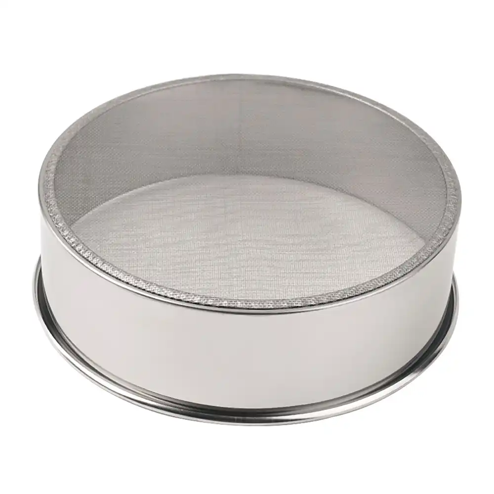 Kitchen Fine Mesh Flour Sifter Professional Round Stainless Steel Flour