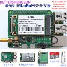 Placa sx1301, mini placa pcie, suporte torta de morango, usb, interface spi lora
