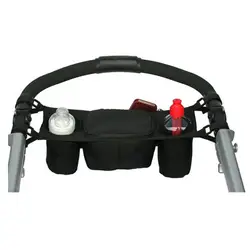 Детская коляска Органайзер сумка безопасный консольный лоток коляска Висячие Сумки Бутылка Чашка многофункциональные детские коляски