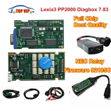 Professional Scanner Lexia3 PP2000 Full Chip Best Quality Diagbox V7.83 PSA XS Evolution LEXIA-3 FW 921815C Lexia 3 NEC Relays