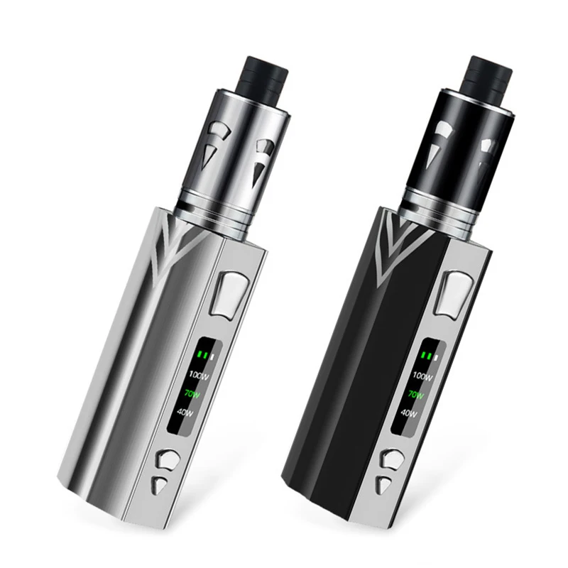 

100W vape kits with 2000mAh battery pod Kit 0.5ohm Metal 510 tank Atomizer Mod box e-cigarette Electronic Cigarette Vape