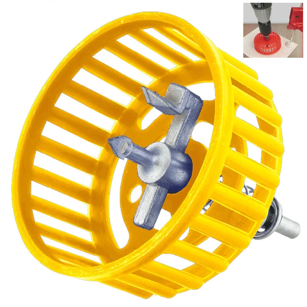 Julydream Adjustable Circle Protective cover Tile Cutter for Ceramic Tile,Tungsten Carbide Drill Bit Hand Tools 20mm-100mm Julydream Adjustable Circle Protective cover Tile Cutter for Ceramic Tile,Tungsten Carbide Drill Bit Hand Tools 20mm-100mm