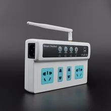 CHAUDE 3 Sockets Mobile Téléphone GSM SIM Télécommande Sans Fil Interrupteur de la Prise Intelligente Adaptateur Promotion