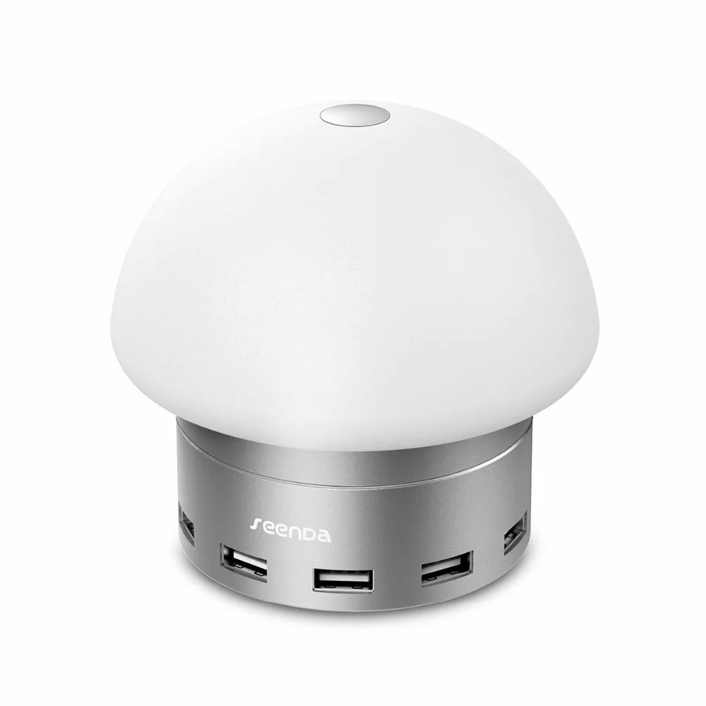 Moveski 6 Порты и разъёмы 30 Вт USB Desktop Зарядное устройство концентратора теплые