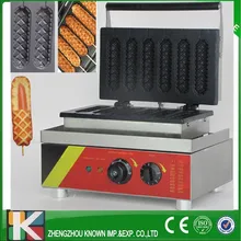 Commercial Smooth Milk Hot Dog Stick Waffle Baker Maker Machine for hot dog