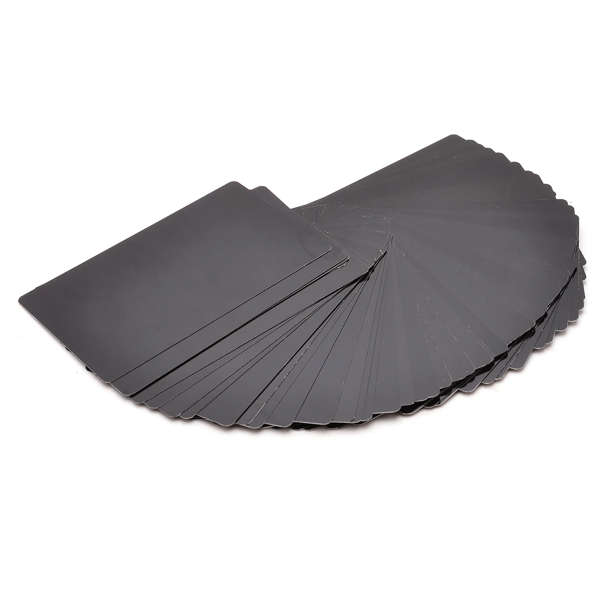 

50pcs New Colorful Aluminum Alloy Laser Marking Business Card Blank Ligjweigth 85x54x0.17mm