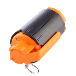 Тактический пластиковый измененный бусины из прозрачного хрусталя бомба Кристалл воды пуля бомба-черный + оранжевый