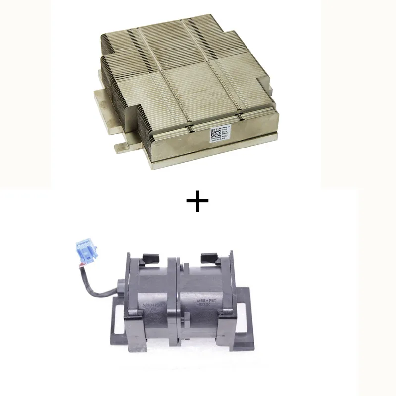 heatsink with fan GY134 R610 кулер для процессора TR995 0TR995 R610 Комплект центрального процессора вентилятор охлаждения и радиатора WP838 0WP838 RX874 - Цвет лезвия: heatsink with fan