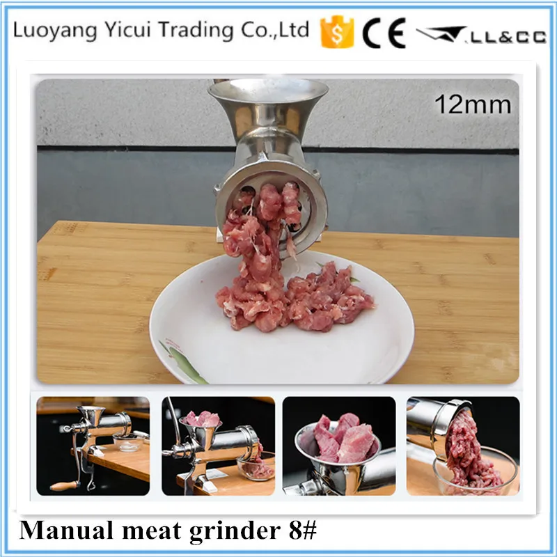 Factory supply stainless steel manual meat grinder for familymeat