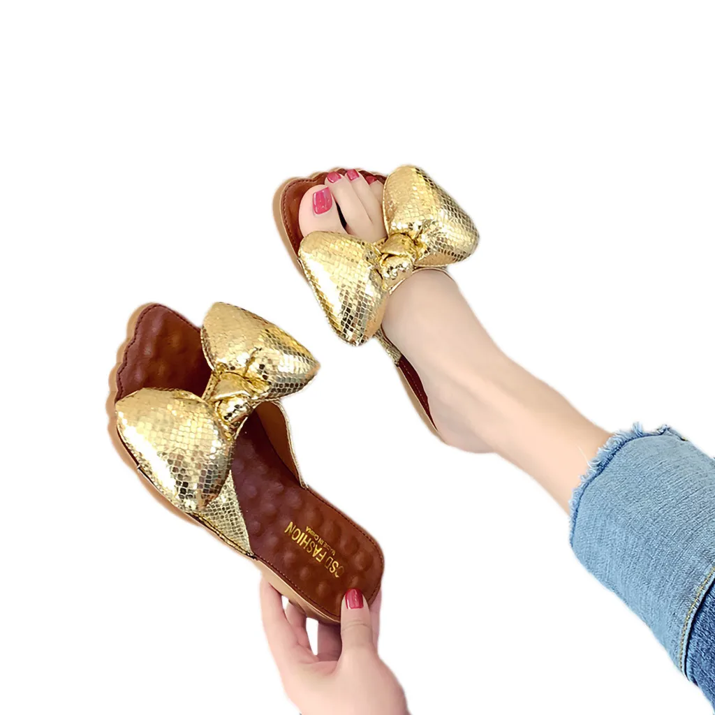 

SAGACE Ladies Slipper Flat with Shoes Retro Women Summer Slippers Fashion Open-Toe Sandals Soft Bottom Beach Slippers Shoes