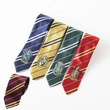 Opp Упакованные Классическая полиэстер в клетку и полоску для мальчиков в студенческом стиле Галстуки 6,5 см с эмблемой