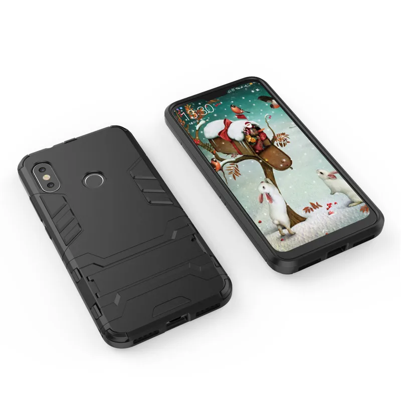 Fioiaomi-Redmi-6-Pro-Case-Mi-A2-Lite-Iron-Man-Phone-Cover-Shockproof-Robot-Hybrid_