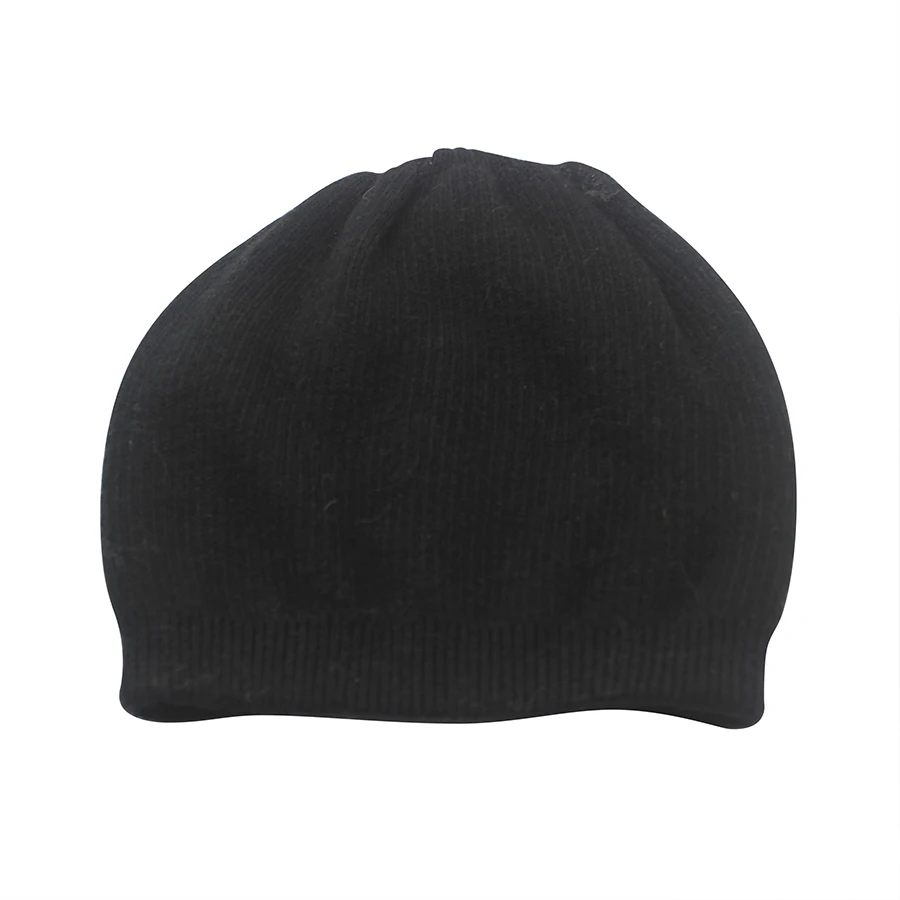 Кашемировая вязаная шапка, двухслойная, теплая, дышащая, без потери температуры, унисекс, шапка с помпонами