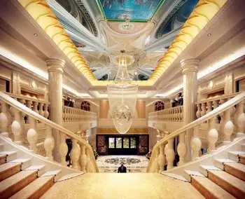 

1824 3D European Dome Printing stretch ceiling film for workshop ceiling decoration