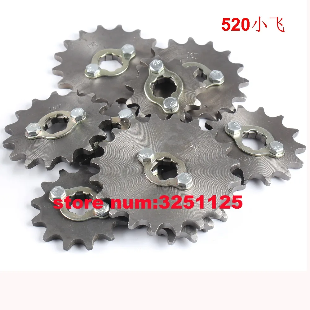 

zongshen loncin lifan kayo 250ccc dirt pit bike atv quad buggy front chain sprocket 520 chain 200cc motorcycle accessories part