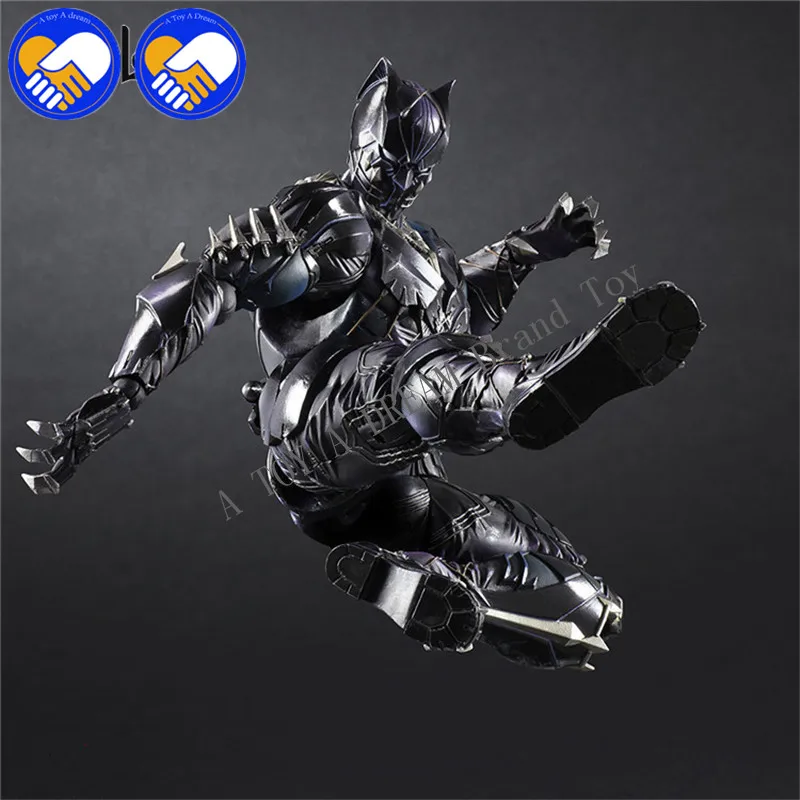 Play Arts Kai PA TChalla Черная пантера супер герой Железный человек PA 27 см ПВХ фигурка куклы игрушки Детский подарок Brinquedos 3 версии