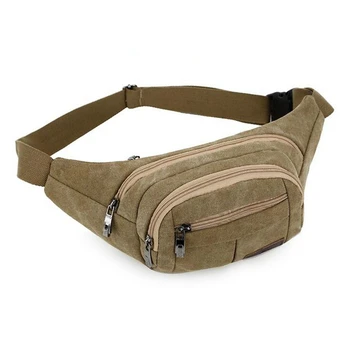 

X-Online 033117 hot sale unisex women men canvas cashing bag waist bag