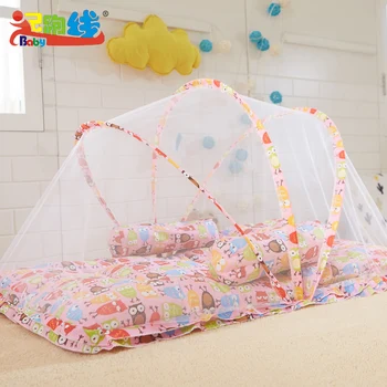 

Cute Lovely Pink Owl Folded Baby Mosquito Net Cartoon Canopy Mosquito Net For babies Cradle Children Suit 0~5 Years Old Baby Kid