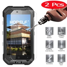 2 Pieces HOPELF מזג מגן מסך זכוכית עבור Blackview BV6000 על BV6000 מזג זכוכית סרט טלפון Blackview(China)
