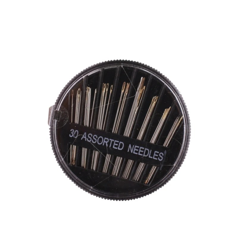 

30pcs/set Household Assorted Sizes Sewing Needles with Plastic Case for Embroidery DIY Handcraft
