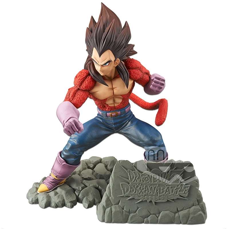 

Dragon Ball GT Dokkan Battle 4th Anniversary Super Saiyan 4 SS 4 Vegeta Figure Toy Model Gift
