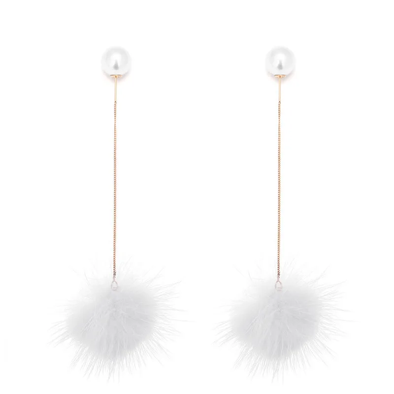 Длинные серьги подвески Brincos романтический модный Bijoux Jewelry Accessories с имитацией