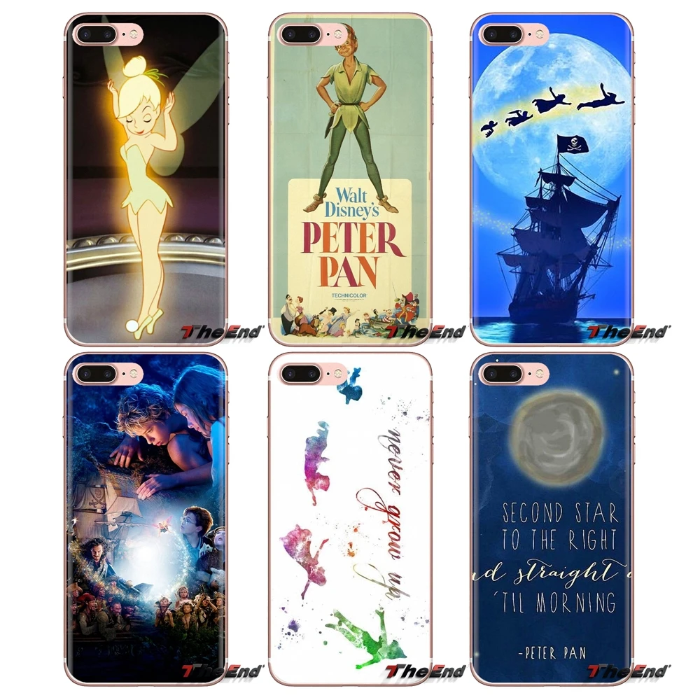 Take me to neverland Peter Pan TPU Cases Cover For HTC One U11 U12 X9 M7 M8 A9 M9 M10 E9 Plus Desire 630 530 626 628 816 820 830 |
