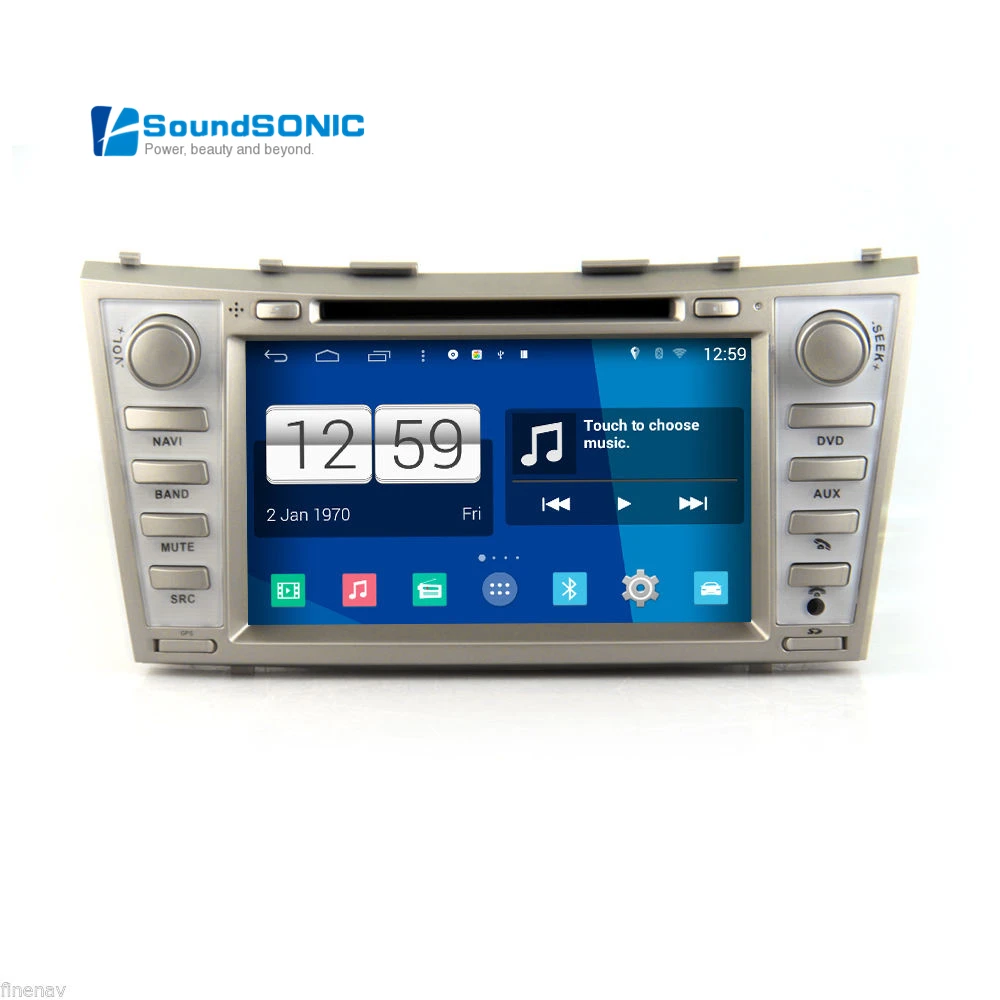 Android 4 4 4 For Toyota Camry 2007 2011 Car Media DVD GPS Navigation Navigator HeadUnit