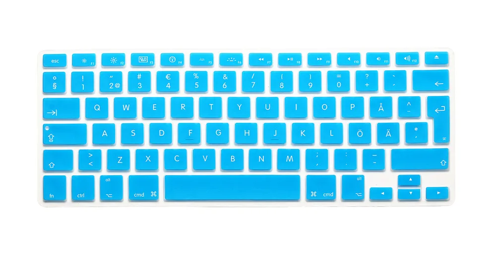 Swedish Silicone EU Keyboard Cover Skin Film For Macbook Pro Air Retian 13 15 17