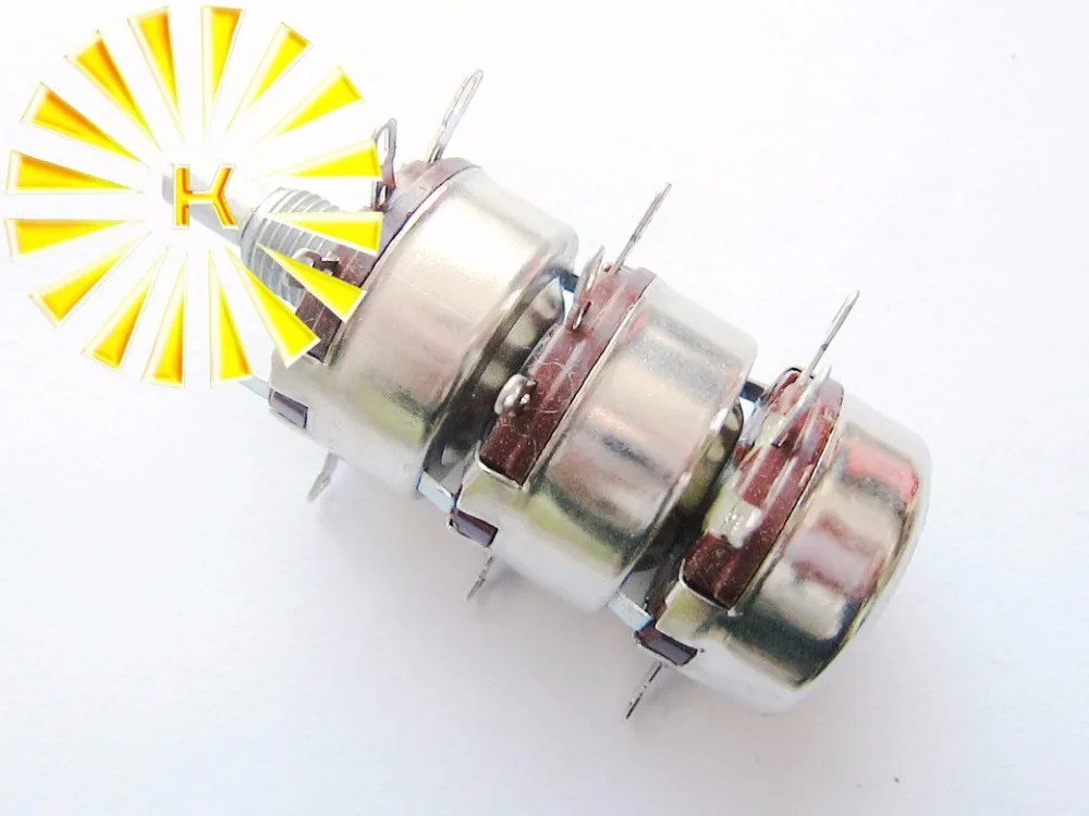 Тройной карбоновый потенциометр 1 К 2 3 к 4 7 10 100 220 330 470 м шт.|potentiometer pot|10k potpot 10k |