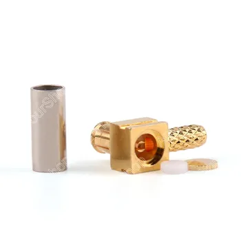 

Areyourshop Sale 10Pc Connector MCX Male Plug 90 Degree Crimp RG174 RG316 LMR100 Cable Right Angle