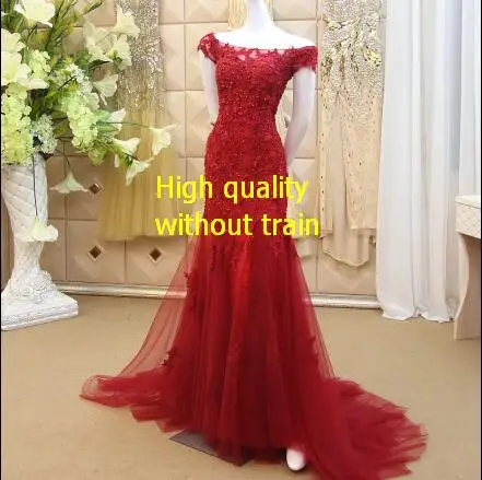 ls56870 вечерние платья с русалкой вечерние платья вечерние платья с длинным красным вечерним платьем - Цвет: high without train