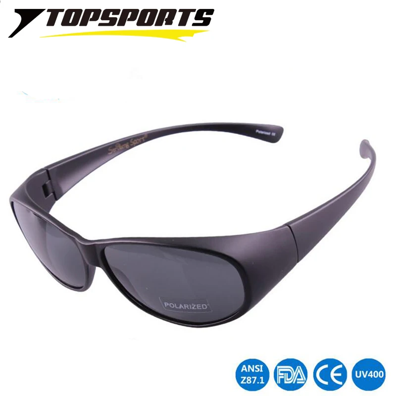 

TOPSPORTS 2017 NEWEST Polarized Lens Covers men women Sunglasses Fit Over Eyewear Prescription Glasses nearsighted myopia