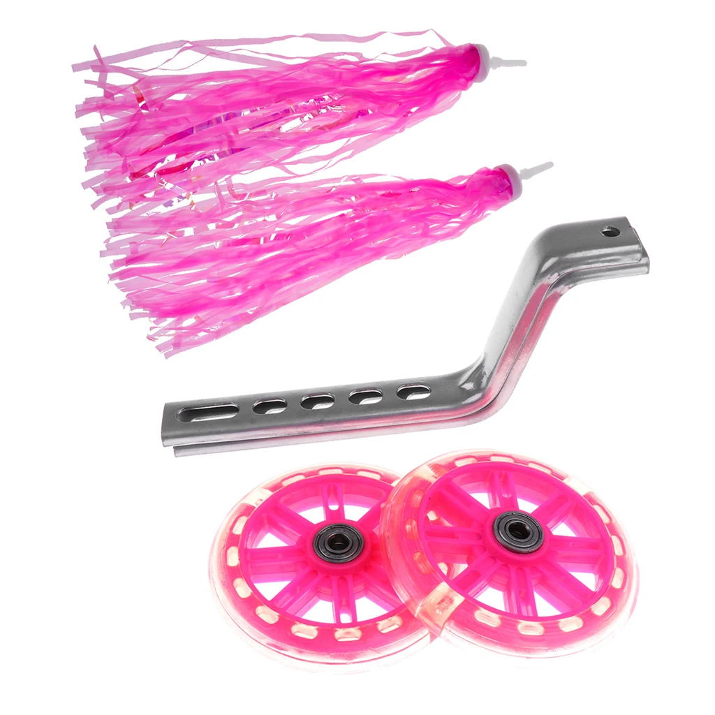 Bicycle Streamers Kids Girls Tricycle Scooter Handlebar Grips Tassels with Bike Training Wheelsels Bicycle Accessories